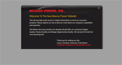 Desktop Screenshot of beaconpower.biz